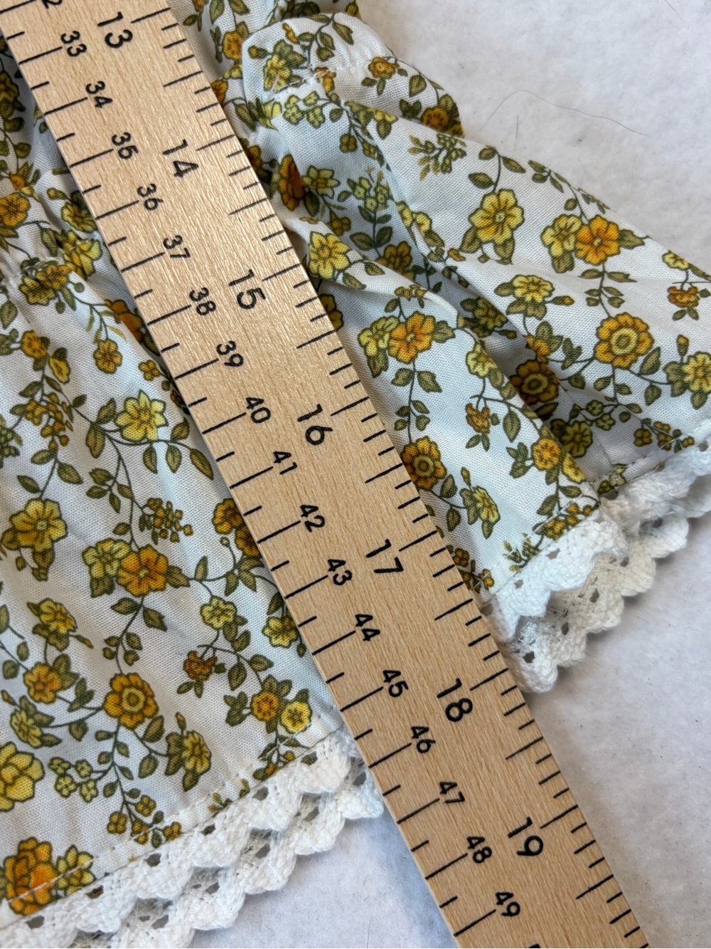 Floral Ruffle Top, Small, NWOT, Cottagecore Coquette Romantic Ren Faire - Picture 7 of 9